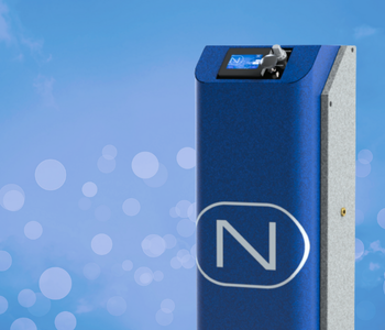 NOVAIR omnin2 nitrogen generator with blue background