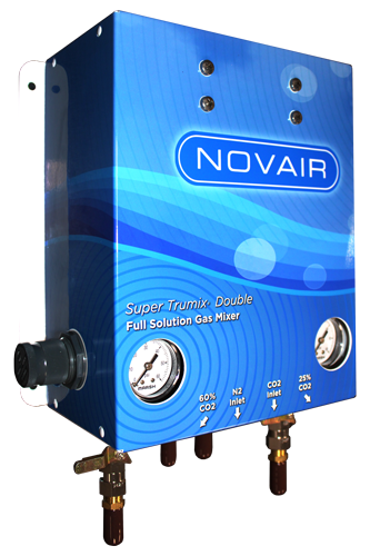 NOVAIR super trumix double gas blender brewery