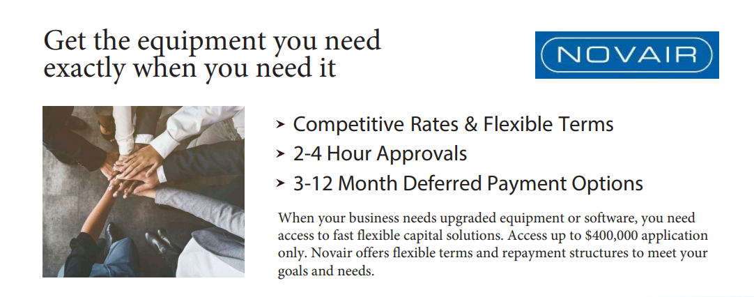 information about NOVAIR financing