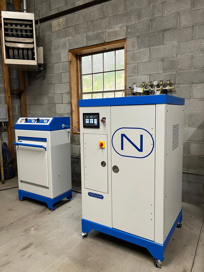 NOVAIR MOGS oxygen generator installed at an EMS station