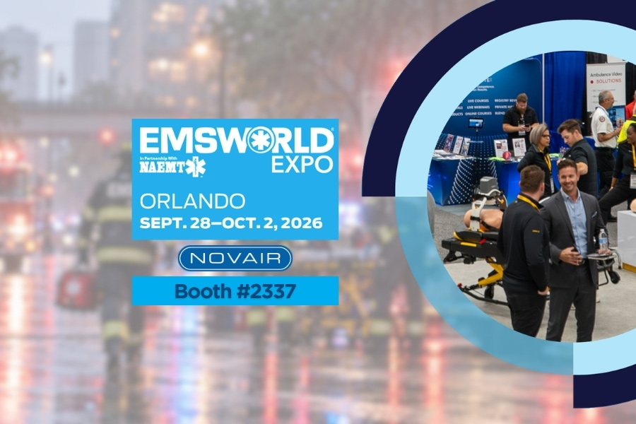 Featured image for “NOVAIR’s Oxygen Solutions at EMS World Expo 2026 in Orlando”
