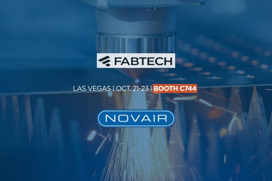 novair at FABTECH 2026 in Las Vegas October 21-23 Booth C744