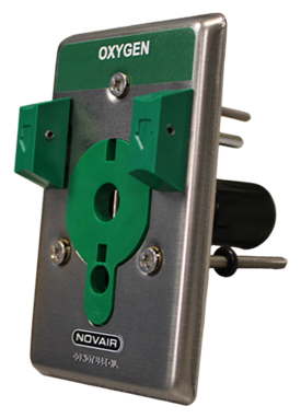 NOVAIR oxygen medgas dual outlet